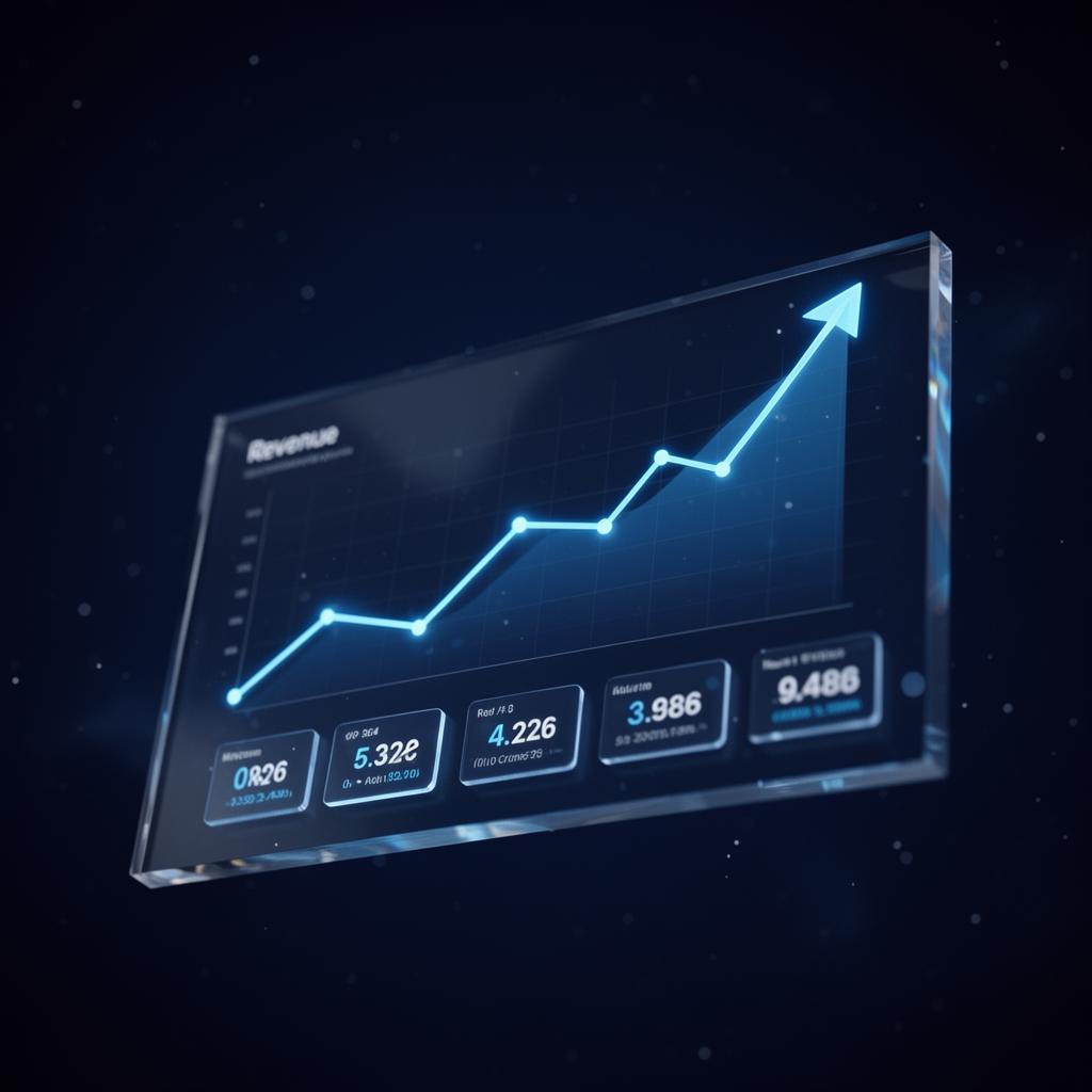 Revenue dashboard visualization